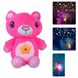 Детская плюшевая игрушка Кошка ночник-проектор звёздного неба Star Belly Розовый 7448 фото 1