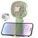 Вентилятор настільний міні ручний акумуляторний USB Handheld fan AND LY-838 KLW-F8 Зелений 26596 фото 6