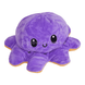 Мягкая игрушка осьминог перевертыш двусторонний «веселый + грустный Фиолетовый желтый 11868 фото 3