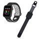 Смарт годинник Smart Watch F8 Сірий ремінець 8621 фото 1
