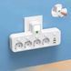 Мережевий фільтр-розгалужувач 4*220V, 2*USB, 1*PD Type-C 8625UL LED Білий 34802 фото 1