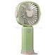 Вентилятор настільний міні ручний акумуляторний USB Handheld fan AND LY-838 KLW-F8 Зелений 26596 фото 3