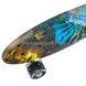 Пенни борд со светящимися колесами Парк юрского периода PU Penny Board Черный с динозаврами 27434 фото 4