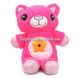 Дитяча плюшева іграшка Кішка нічник-проектор зоряного неба Star Belly Рожевий 7448 фото 3
