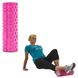 Ролик массажный для йоги, фитнеса (спины и ног) OSPORT (30*9 см) Розовый 2429 фото 1