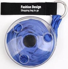 Складная компактная сумка-шоппер Shopping bag to roll up Синяя