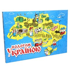 Настільна гра Strateg Подорож Україною українською мовою (59) 59-00002 фото