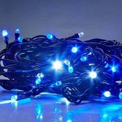 Xmas Нить 500 LED Синий черный провод, 35 метров 2928 фото