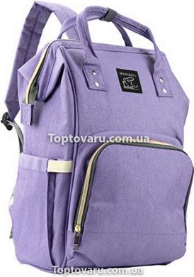 Сумка-рюкзак для мам Mom Bag Фіолетова 6905 фото