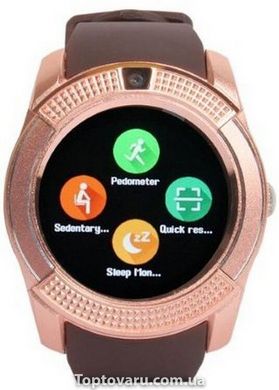 Розумний годинник Smart Watch V8 brown 3545 фото
