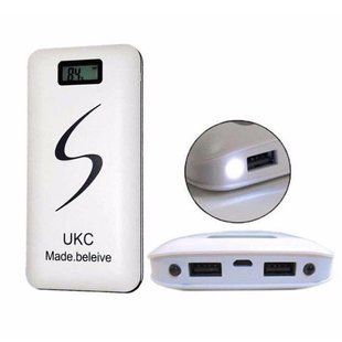 Павер банк Power Bank S 30000mAh white 3 USB с LCD дисплеем Белый 271 фото