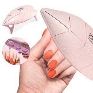 Міні-лампа для нігтів 6Вт USB SUN Рожева 12580 фото