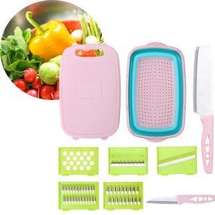 Овочерізка 9 в 1 прямокутна Multifunctional Slicer and Planing Wire Slicer 3338 фото
