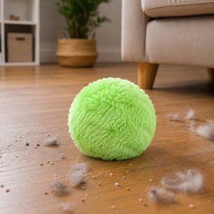 М'ячик-пилозбірник автоматичний 3*АА Microfiber mop ball Mocoro Салатовий 37212 фото