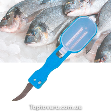 Рыбочистка Killing-fish knife Синяя 8795 фото