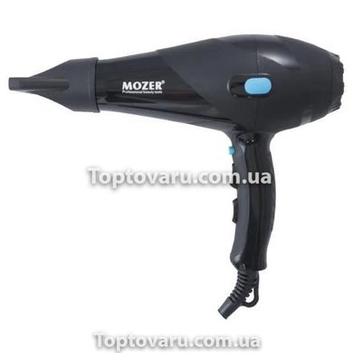 Професійний фен для волосся Mozer MZ-3100 6000 Вт Чорний 7533 фото