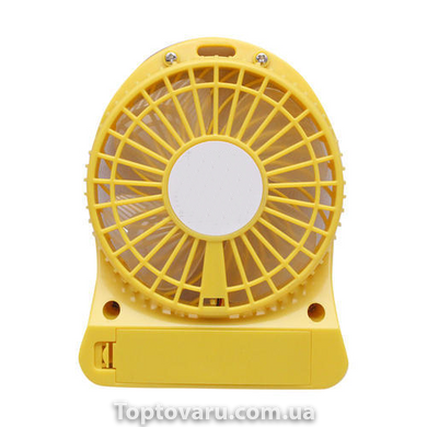 Мини-вентилятор Portable Fan Mini Желтый 716 фото