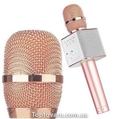 Караоке-мікрофон Q9 rose-gold 357 фото