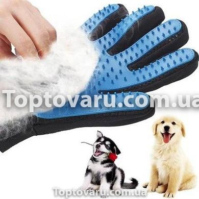 Перчатка для вычесывания шерсти с домашних животных PET GLOVES True Touch 1583 фото