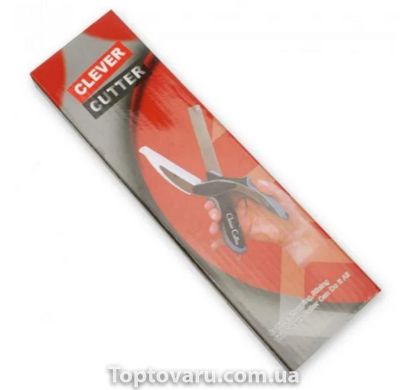 Универсальные кухонные ножницы Clever Cutter 2 в 1 Нож-ножницы 4433 фото
