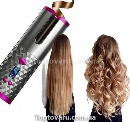 Беспроводная плойка для завивки волос Ramindong Hair curler RD-060 Фиолетовая 10560 фото