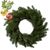Вінок новорічний Ковалівський зелений 50 см 3180 фото