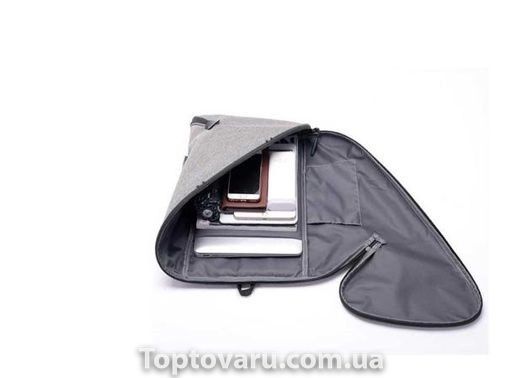 Багатофункціональний місткий рюкзак UNO bag Grey 3967 фото