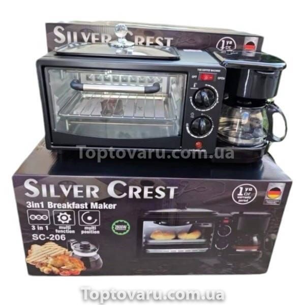 Электрическая печь для завтрака 3в1 Silver Crest SC-206 2800Вт 21298 фото