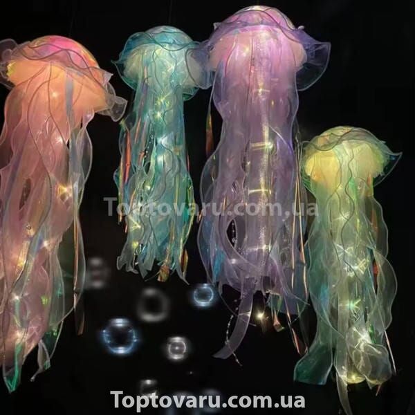 Декор, що світиться Медуза на батарейках Jellyfish lamp AND HA-113 Фіолетова 32480 фото