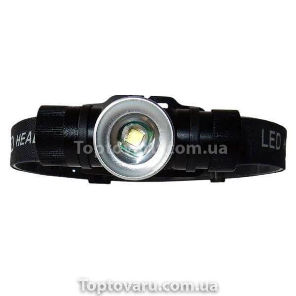 Фонарь налобный аккумуляторный 18650 3,7V X-BAIL BL-5808-T6 24764 фото