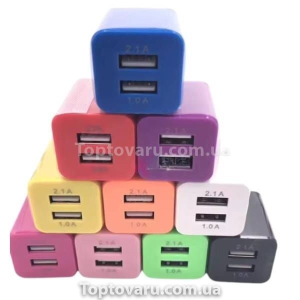 Зарядний пристрій USB 2100 2USB 25169 фото