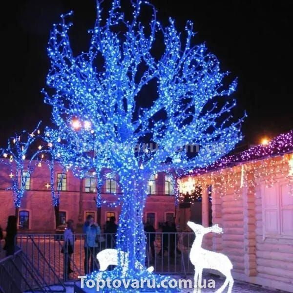 Вулична гірлянда 600 LED 50М Синій 21140 фото