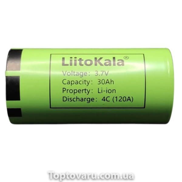 Аккумулятор 3.7V 30Ah LiitoKala 4695E Салатовый 35591 фото