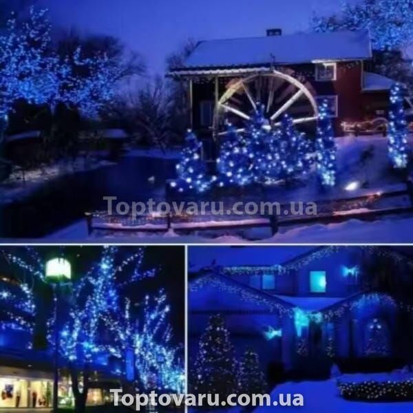 Вулична гірлянда 600 LED 50М Синій 21140 фото
