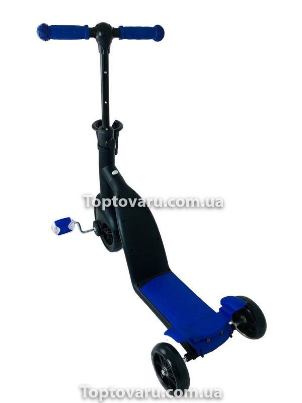 Cамокат-велобег-велосипед 3 в 1 Children Car Scooter Синий 4754 фото