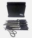 Набор ножей с разделочными досками + ножницы Zepline ZP-043 Черный 14750 фото 8