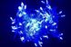 Гірлянда Нитка LED 100, синій, білий провід 1412 фото 1