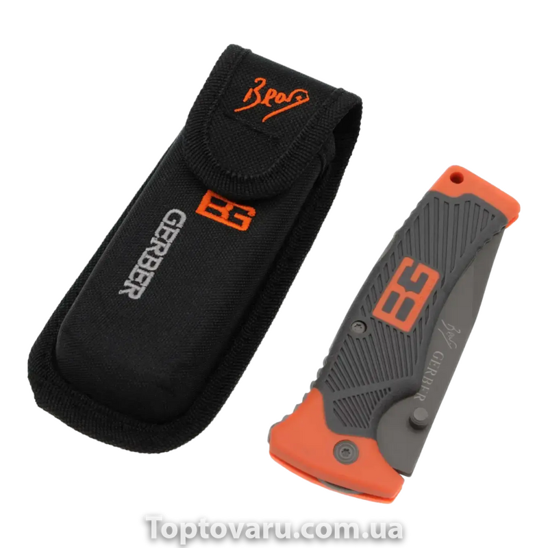 Ніж Складаний Gerber Bear Grylls Scout розкладний великий у чохлі 22 см. 10500 фото