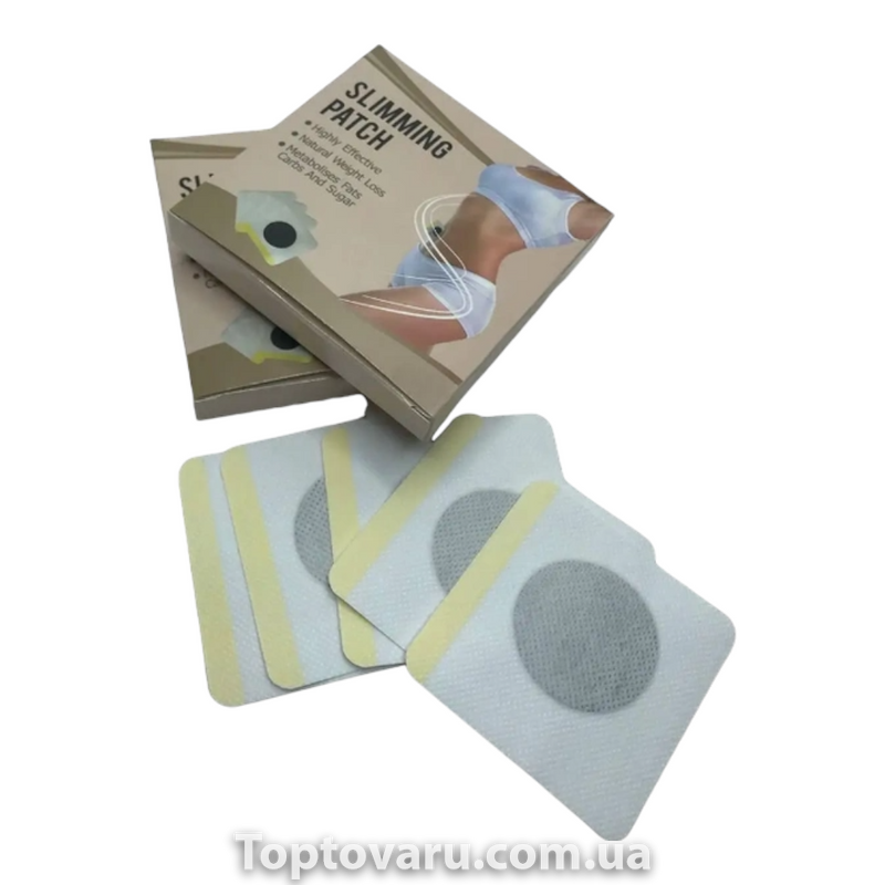 Пластырь для похудения на живот 5 шт упаковка Slimming Patch 12375 фото