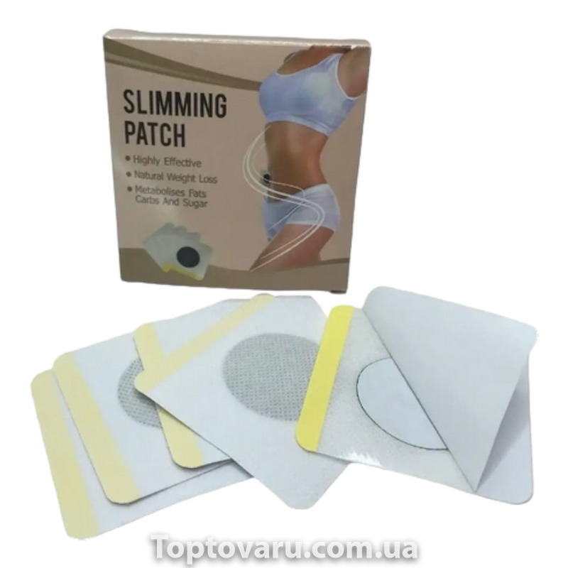 Пластырь для похудения на живот 5 шт упаковка Slimming Patch 12375 фото