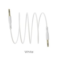 Аудiо-кабель BOROFONE BL1 Audiolink audio AUX cable, 1m White BL1W1-00001 фото