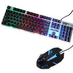 Игровая клавиатура и мышь с подсветкой Gaming PETRA MK1 геймерский комплект 5941 фото