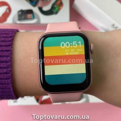 Розумний годинник Smart Watch 6 Рожевий 11199 фото