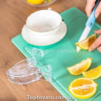 Соковыжималка ручная для цитрусовых, Пресс для долек лимона Fish Juicer 12961 фото