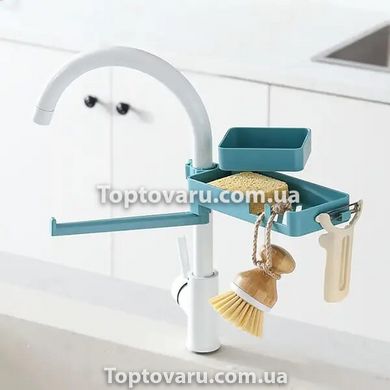 Полиця для ванної кімнати, кухні 3в1 Shower Rack (19x10x8, 5 см) 8704 фото