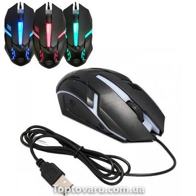 Игровая мышь USB c подсветкой Zornwee GM02 Черная 7546 фото