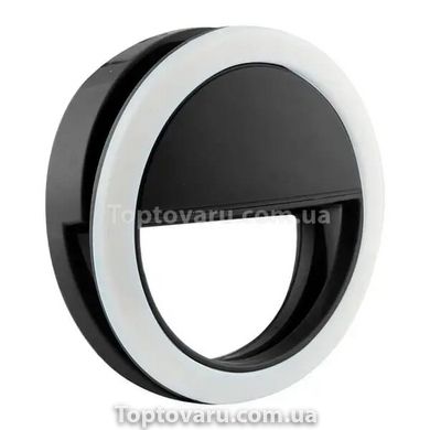 Кольцо для селфи с подсветкой selfie light Черное 11164 фото
