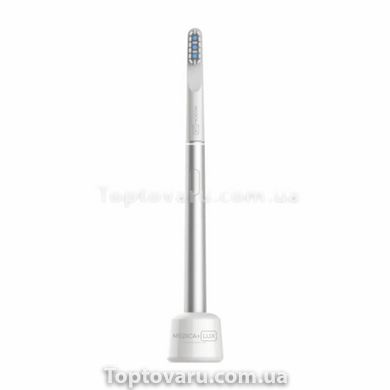 Звуковая зубная щетка отбеливающая Medica+ LUX 10Х Portable (Япония) Металлик 50997 18403 фото
