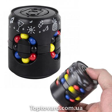 Головоломка антистресс Fidget Cans Cube Черная 7648 фото