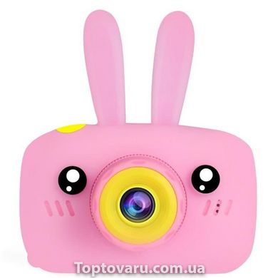 Детский фотоаппарат Baby Photo Camera Rabbit с автофокусом Х-500 Розовый 3565 фото